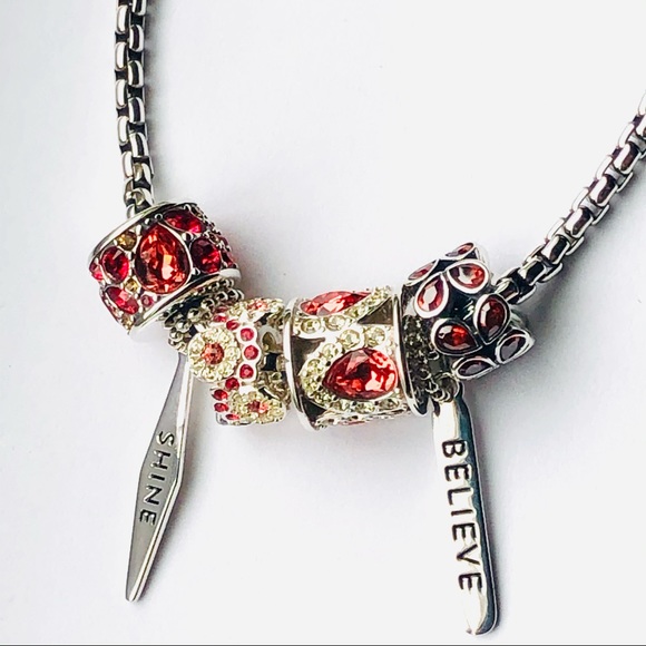 Chamilia limited edition dark red holiday bead - Picture 3 of 6